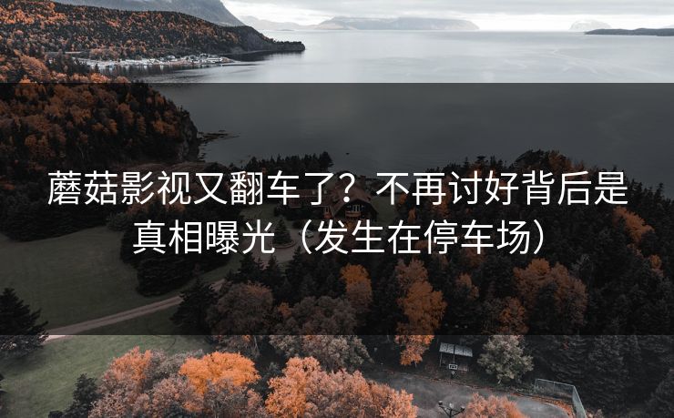 蘑菇影视又翻车了？不再讨好背后是真相曝光（发生在停车场）